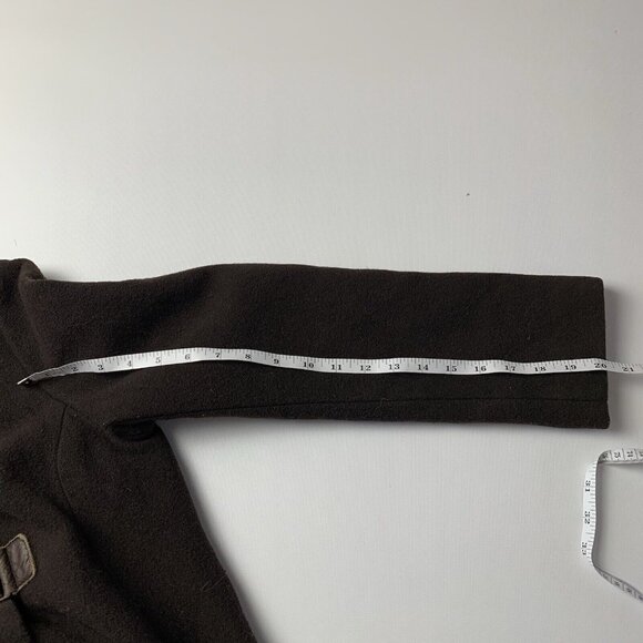 Rudsak Collection Womens size Medium Brown Wool Blend Lined Jacket no hood - Picture 13 of 14